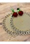 Presentation Plate Mat Jute Placemat American Service Set of 2 - 2