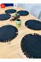 Wicker Jute Presentation Plate Mat Supla American Service Set 6 Pieces - 4