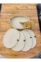 Presentation Plate Mat Jute American Service Oval Plate and Basket Set of 5 - 2