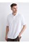 Esvab • Modern & Distinctive Large Size Turn-Down Collar Pique Men's T-Shirt - 2