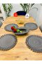 Wicker Jute Presentation Plate Mat Supla American Serving Tray and Basket 5 Pieces - 2