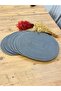 Wicker Jute Presentation Plate Mat American Service Oval Supla Set of 6