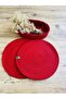 Presentation Plate Mat Jute Placemat American Serving and Basket Set 3 Pieces - 2