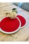 Presentation Plate Mat Jute Placemat American Service Set of 2 - 2