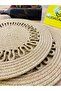 Presentation Plate Mat Jute Placemat American Service Set of 2 - 4