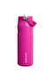 The Iceflow Bottle Flip Straw Thermos with Straw 2.0 0.7 L - (24 oz) Violet Blossom