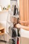 10 Pocket In-Cabinet Bag and Shoe Organizer Anthracite - 4