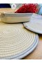 Presentation Plate Mat Jute Placemat American Serving and Basket Set 3 Pieces - 2