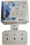 YU WELL Wall Plug Adapter 3 Universal Sockets 2 USB Ports & 1 Type-C Port Multi Plug Extension White - 3