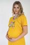 Women's Short Sleeve Breastfeeding Comfortable Maternity Nightgown 100% Cotton C9T0N3112 - 2