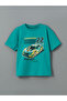 Esvab • Modern & Distinctive Zero Roba Collar Printed Boys' T-Shirt 2-Pack - 2