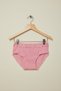 5-Pack Baby Girl Cotton High-Waist Lace Panties Set - Soft Elastic - 6