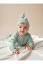 Baby Cotton Ribbed Hat Romper - 2