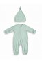Baby Cotton Ribbed Hat Romper - 5