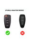 Ford Compatible Focus, Mondeo, Fiesta, Kuga, Transit, Ranger, C Max, S Max, Glossy Tpu Key Case Cover (Silver) - 2