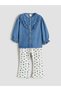 Selections by Esvab Ruffled Baby Girl Shirt and Leggings - 2