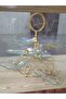 Glass gilded hostess - 2