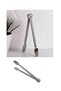 (1 Piece) Professional Long Steel Tongs, Grill Tongs, Chef Tongs, Long Serving Tongs (37cm) - 2