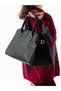 Nobi̇le Black Leather Women's Bag