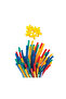 03461 Dede, Super Bamboo Sticks 200 Pieces - 3