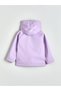 Lcw Kids Lilac Hooded Coat for Girls - 2