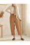 6591 woven baggy pants - camel