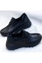 Real Leather Orthopedic Daily Women's Sports Model Black Casual Shoes - 3