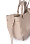 Valore Faux Leather Wallet Detailed Women's Shoulder Bag Mink - 3