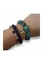 Aventurine Natural Stone Pearl Detailed Handmade Necklace and Bracelet Set the Pendant Is Made of Real Pearl - 3