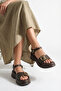 Women's Lightweight Buckled Casual Stylish and Comfortable Sandals - 3