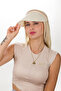 Straw Hat Sun Visor Half Moon Straw Sports Hat - Summer, Natural, Sea and Beach Style Hat - 2