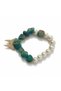 Aventurine Natural Stone Pearl Detailed Handmade Necklace and Bracelet Set the Pendant Is Made of Real Pearl - 6