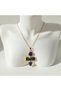 Amethyst Natural Stone Special Design Gold and Silver Option Steel Chain Necklace Does Not Tarnish - 4