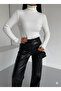Set of 4 Thick Soft Textured Winter Cotton Turtleneck Slimfit High-Neck Sweaters - 5