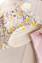 Floral Patterned 100% Cotton Baby Girl Pajama Set - 5