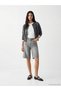 Anthracite Bow Embroidered Women's Knitwear Cardigan - 2