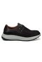 Genuine Leather Nubuck Men's Casual Shoes Black Lightly Stitched Sole - 3