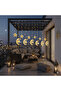 3.5m string lights, Ramadan-themed home decor, star and crescent shape LED lights - 5