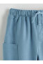 Nevavm Boys' Linen Blend Pants with Elastic Waist - 2