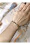 Stone-Encrusted Big Clover Waterway Bracelet - 5