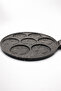 Kreppa - Emoji Patterned Cast Aluminum Pancake and Crepe Pan - Black 28 cm - 2