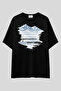 But Why Alone Nihilist Penguin T-Shirt |   Unisex 100% Cotton Black & White Printed Oversize Tee