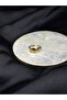 Adjustable Copper Gold Ring with Steel Sea Shell Detail - 3