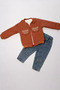 Denim 3-Piece Baby Boy Set with Pocket Detail - 2