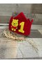 1-Year-Old Birthday Crown with Red Winnie the Pooh Figure - 2