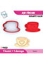 Cup of Love - Valentine's Day |   Cookies - Sugar Dough - Play Dough Mold Set - 4