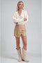 High Waist Asymmetrical Faux Leather Shorts Skirt 0111 - 2