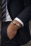 Luxury Steel Men's Bracelet Double Braided Cord - Special Design Screw Plate Jewelry Accessory - 3