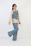 Girls' Denim Vest and Bottom Set I Children's Day and Special Occasion I Denim Set Ages 9-15 I 3-Piece Set - 5
