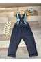 Sea Creatures Concept Baby Boy Birthday Salopet Be Bow Tie Set - 3
